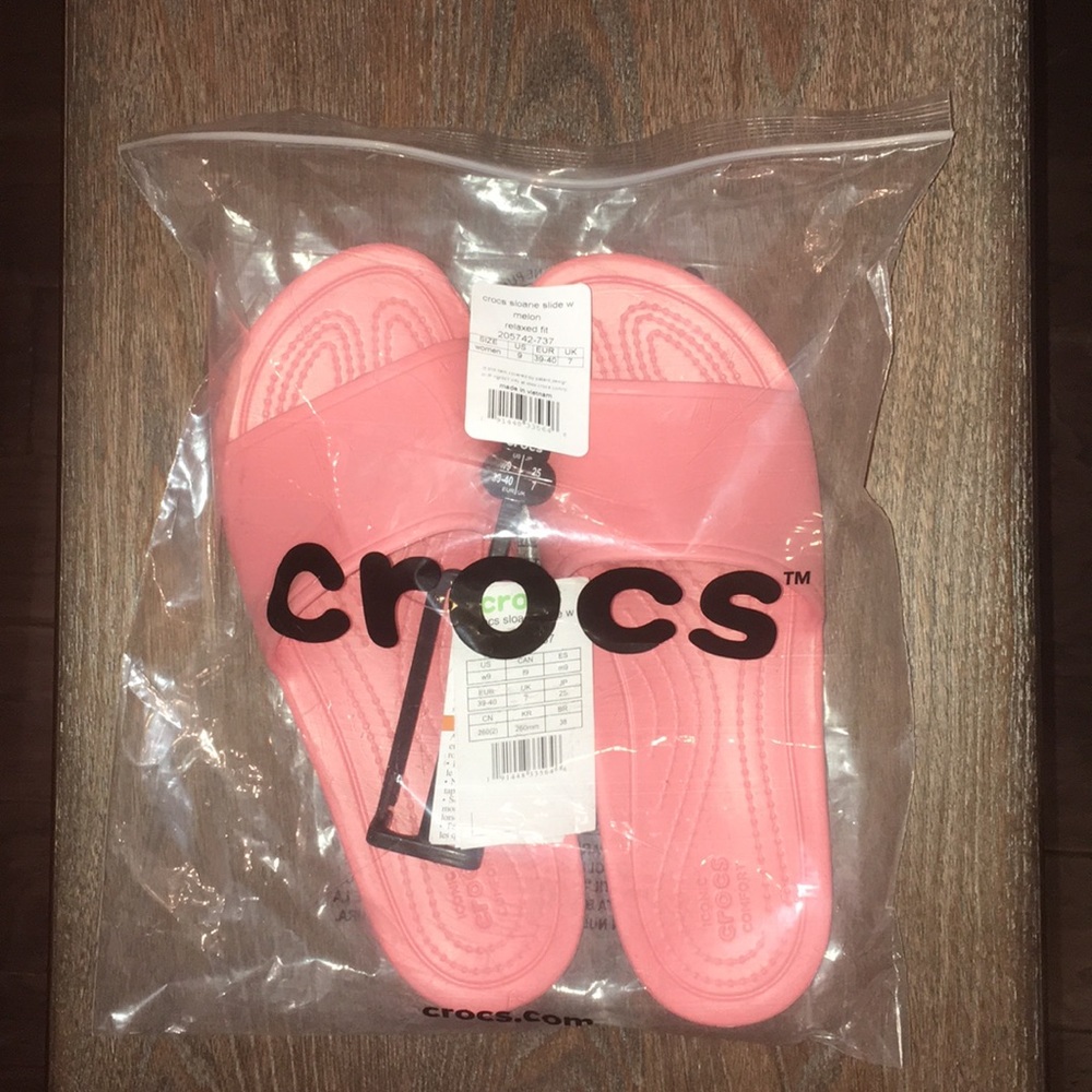 Crocs Sloane Slide Melon Size 9